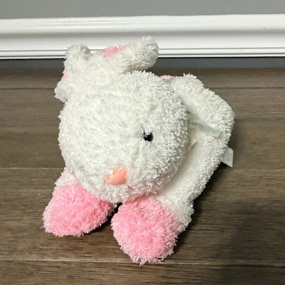 Carters Starters Prestige Toy Corp White Pink Bunny Rabbit Plush Stuffed Animal